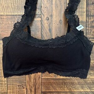 PINK Victoria's Secret Black Lace Bralette